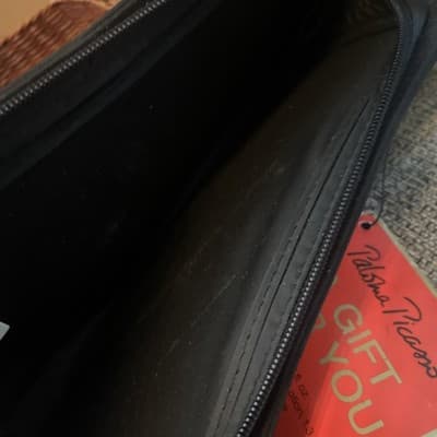 PALOMA PICASSO Black Fabric Zip Cosmetics Bag Travel Jewelry Case MakeUp ~ NWT - Thumbnail 2