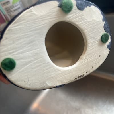 Jaru Pottery Blue Ceramic Swan Bird Figurine Collectible - Thumbnail 4