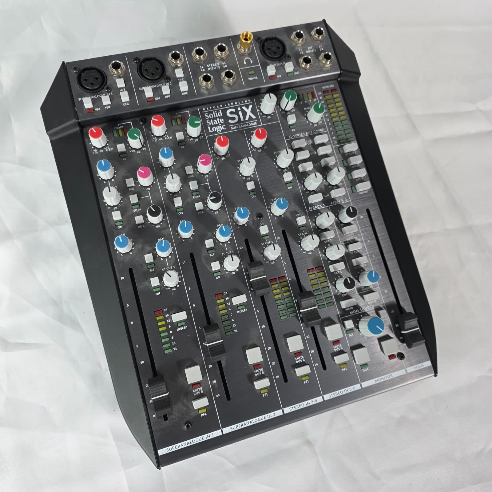 Solid State Logic SSL SiX Channel Desktop Super Analog Mixer Console - SX103410 - Image 1