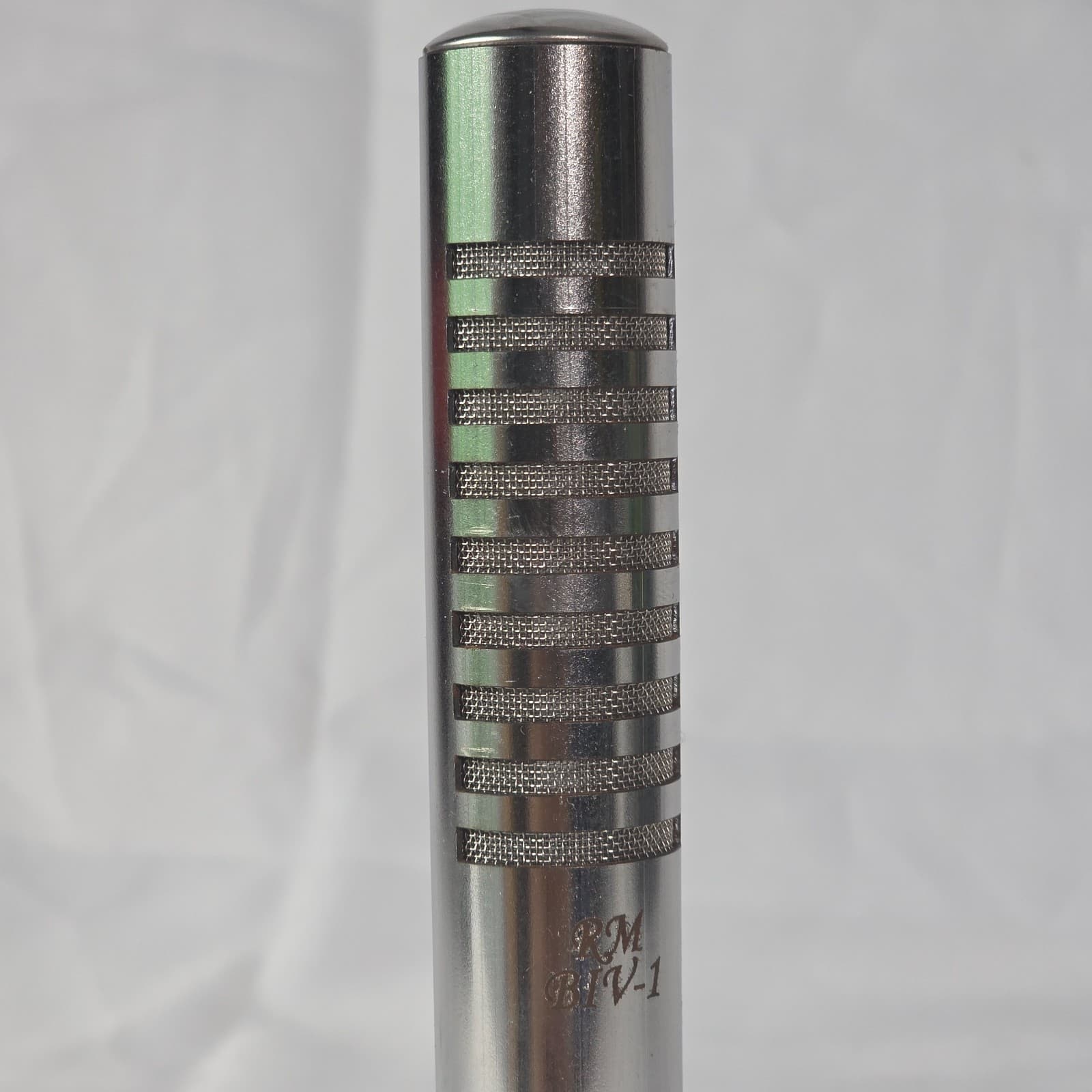 Bash Audio RM BIV-1 Silver Pure Aluminum Figure-8 Passive Ribbon Microphone - Thumbnail 4