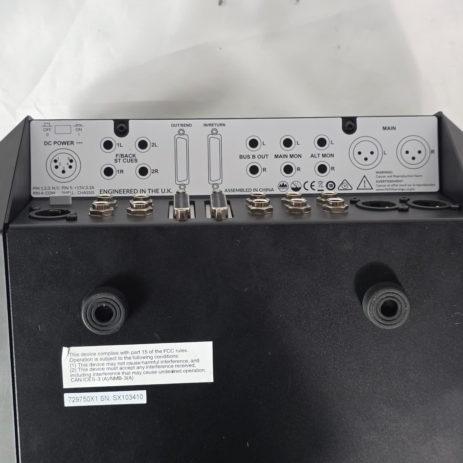 Solid State Logic SSL SiX Channel Desktop Super Analog Mixer Console - SX103410 - Thumbnail 12