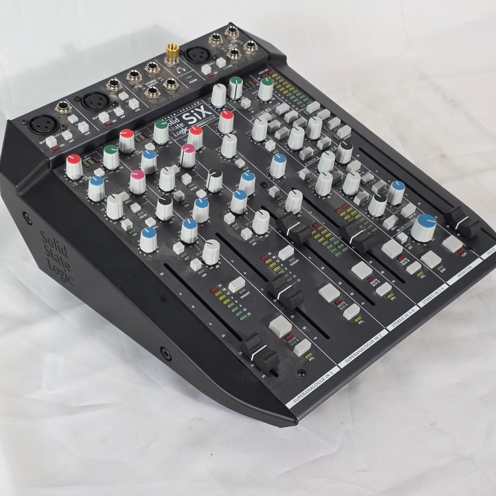Solid State Logic SSL SiX Channel Desktop Super Analog Mixer Console - SX103410 - Thumbnail 3