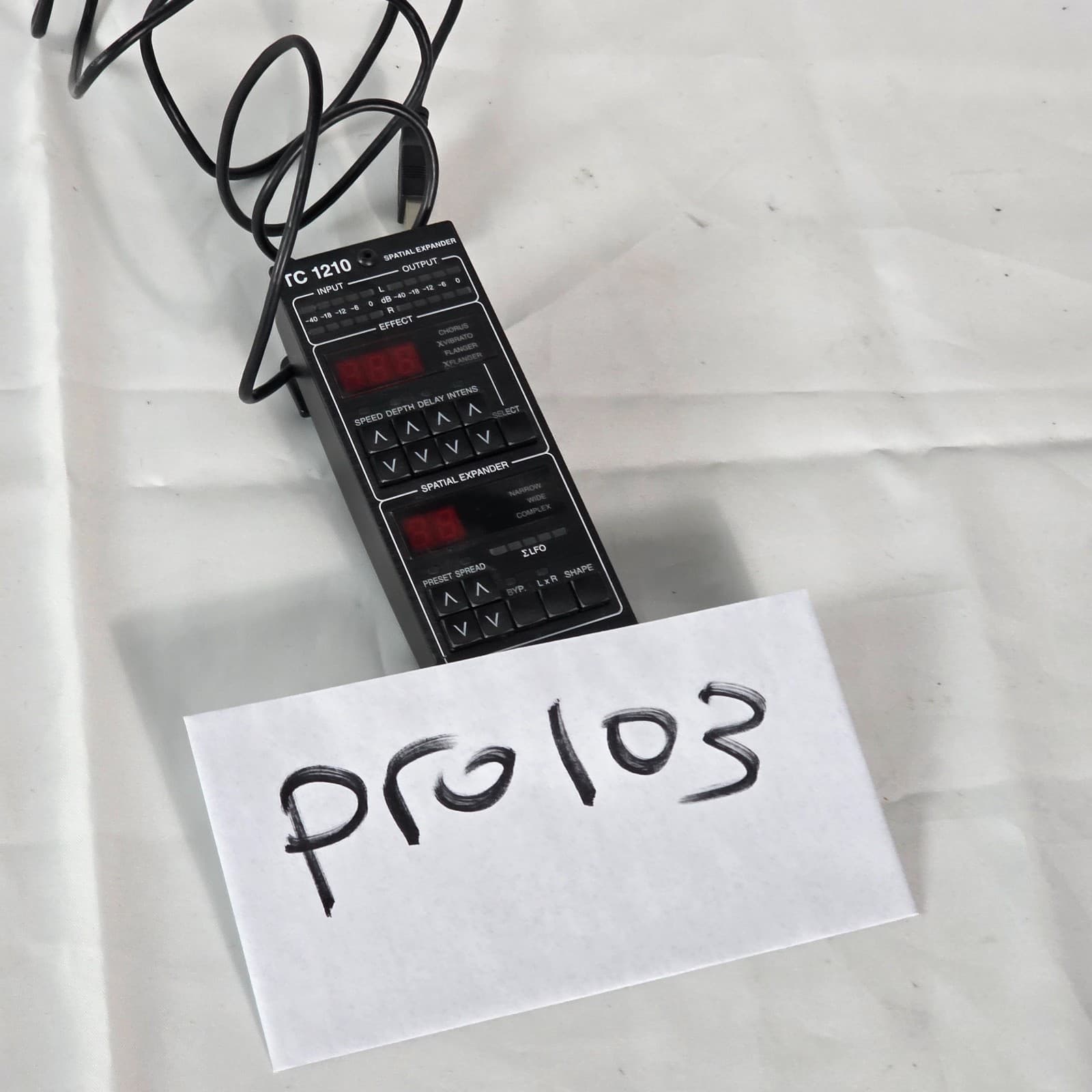 TC Electronic TC1210-DT Spatial Expander & Stereo Chorus/Flanger USB Controller - Thumbnail 6