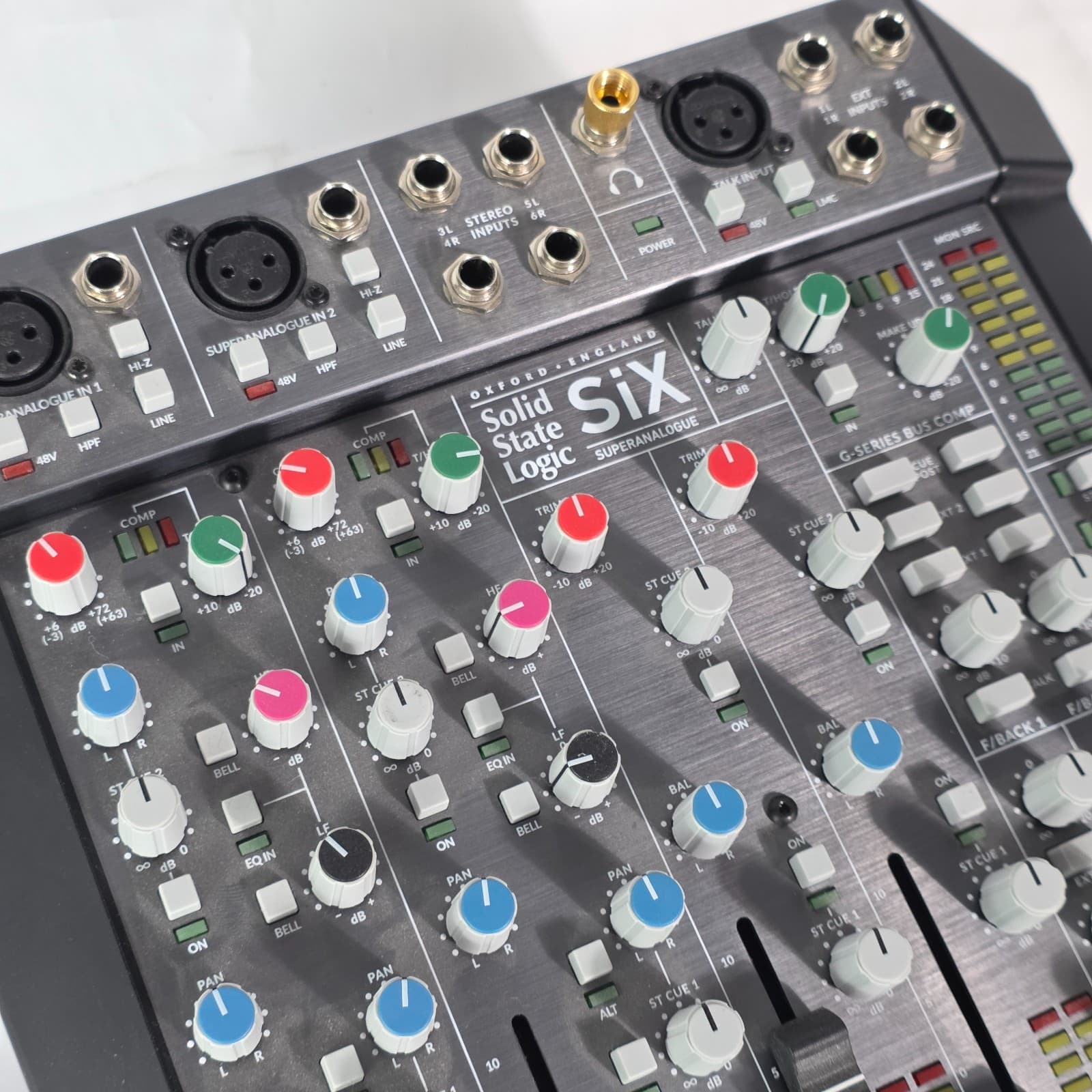 Solid State Logic SSL SiX Channel Desktop Super Analog Mixer Console - SX103410 - Thumbnail 5