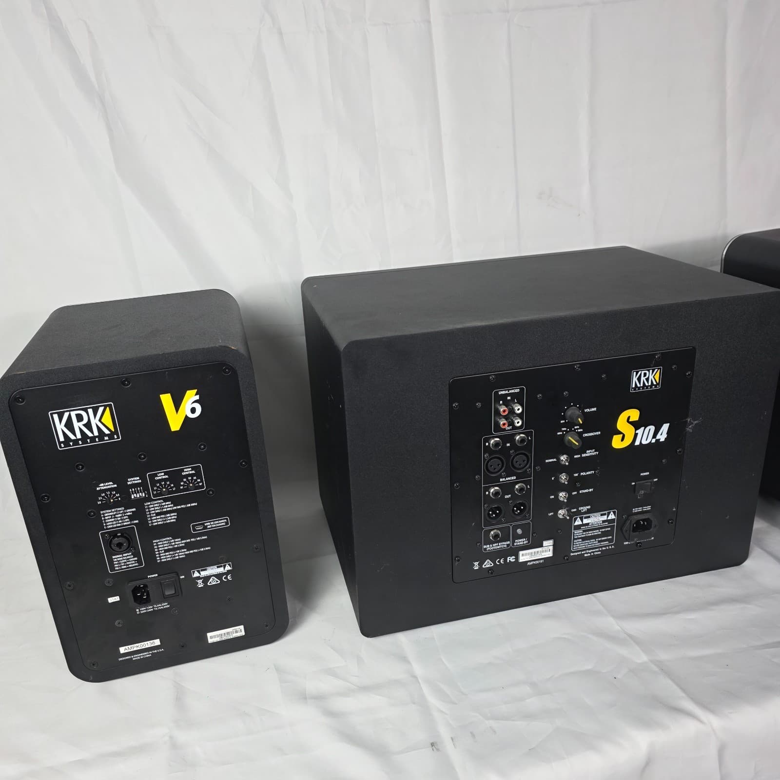 KRK V-Series V6 S4 Studio Monitors & S10.4 Powered Subwoofer Bundle - 2.1 Set - Thumbnail 9