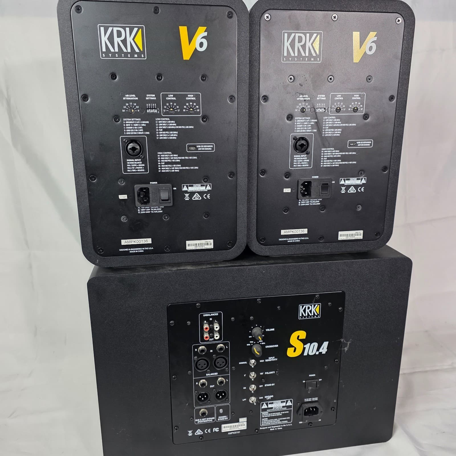 KRK V-Series V6 S4 Studio Monitors & S10.4 Powered Subwoofer Bundle - 2.1 Set - Thumbnail 16