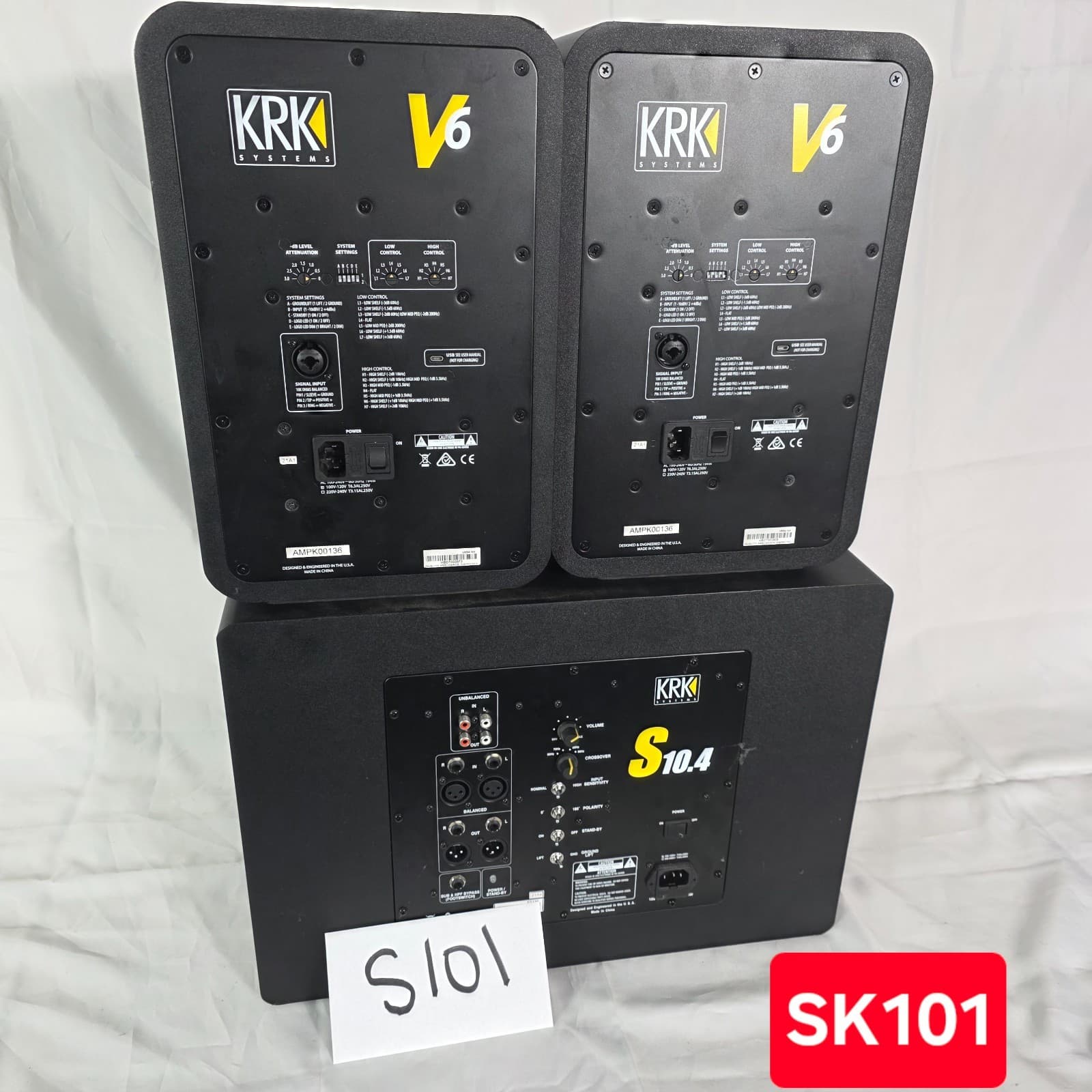 KRK V-Series V6 S4 Studio Monitors & S10.4 Powered Subwoofer Bundle - 2.1 Set - Thumbnail 20