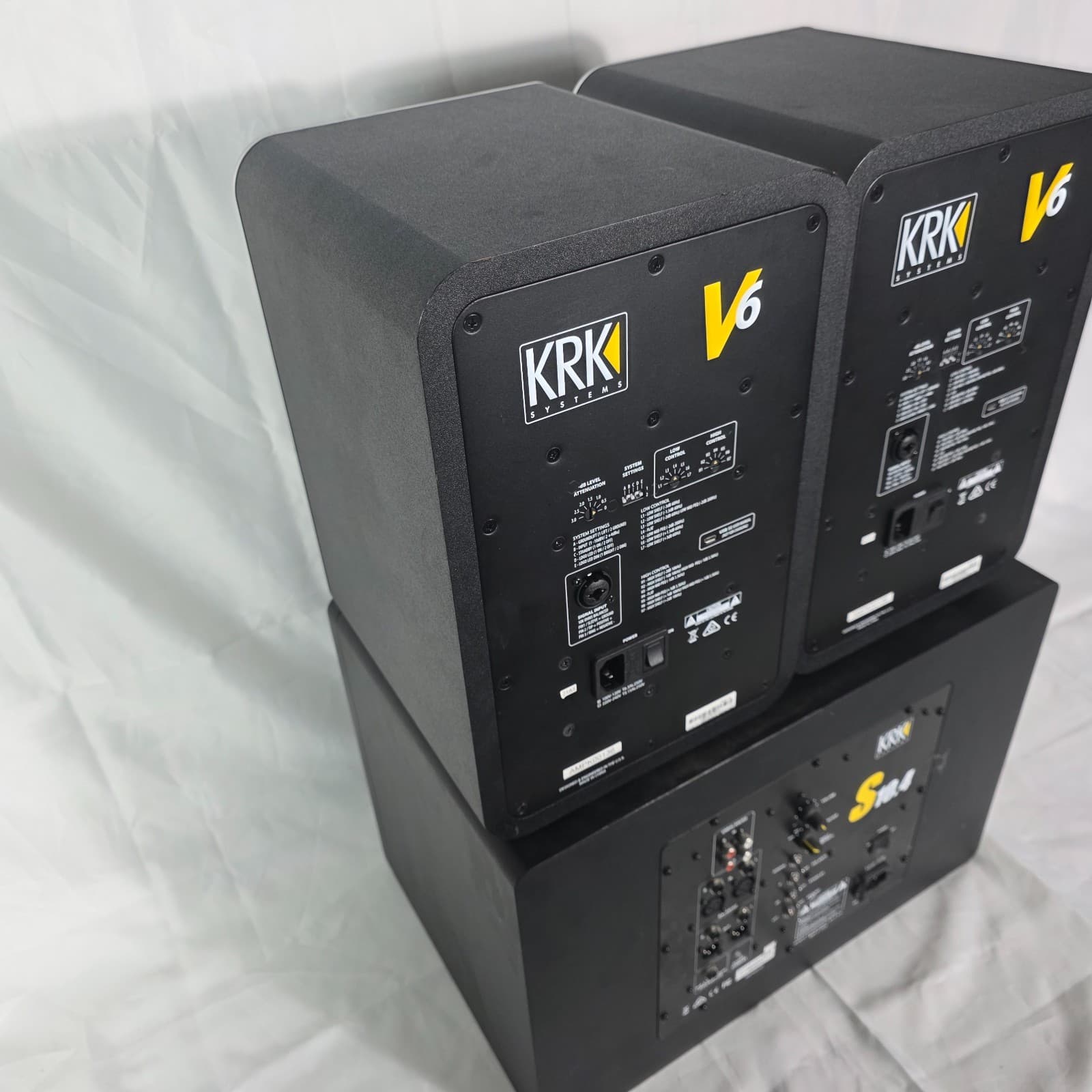 KRK V-Series V6 S4 Studio Monitors & S10.4 Powered Subwoofer Bundle - 2.1 Set - Thumbnail 18