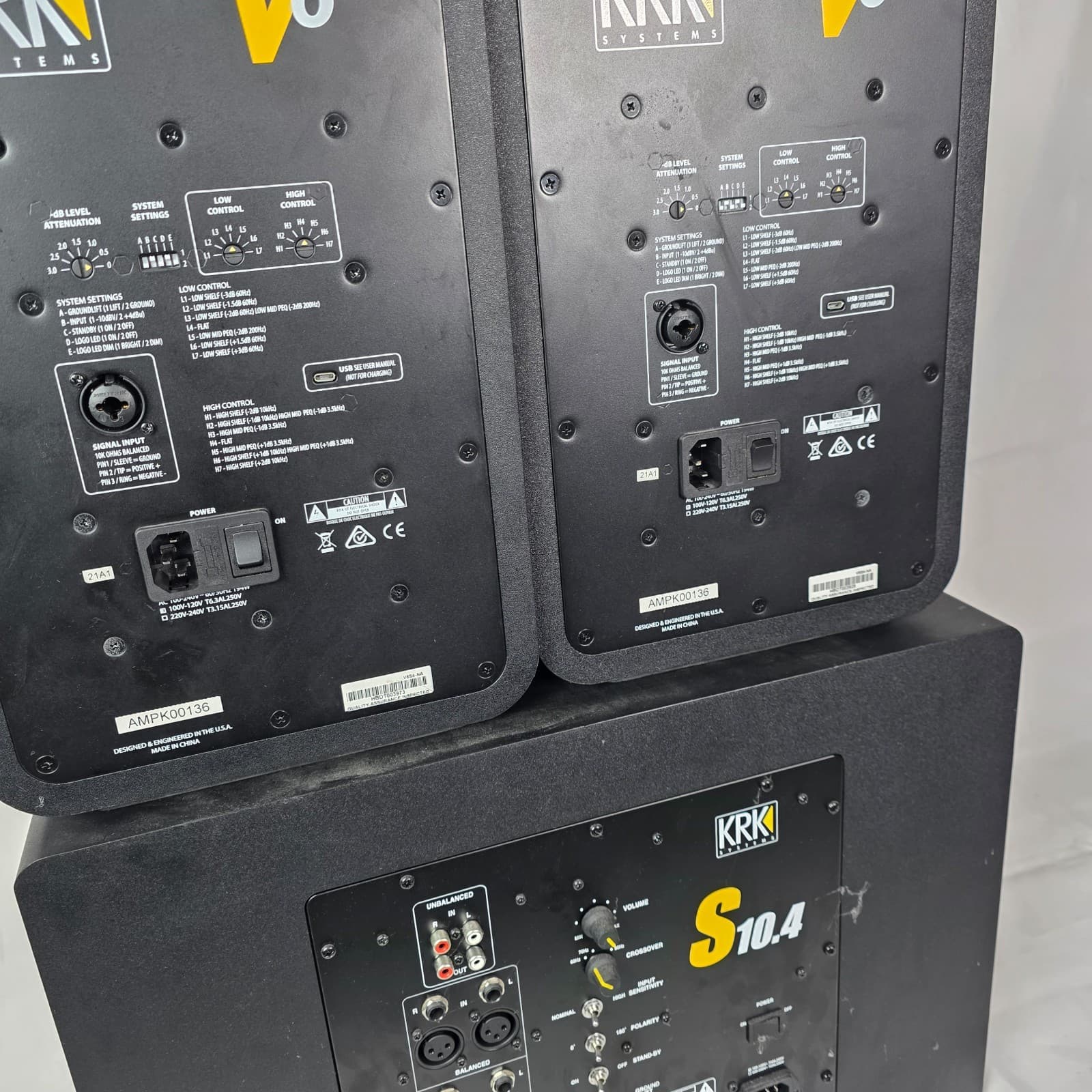 KRK V-Series V6 S4 Studio Monitors & S10.4 Powered Subwoofer Bundle - 2.1 Set - Thumbnail 17