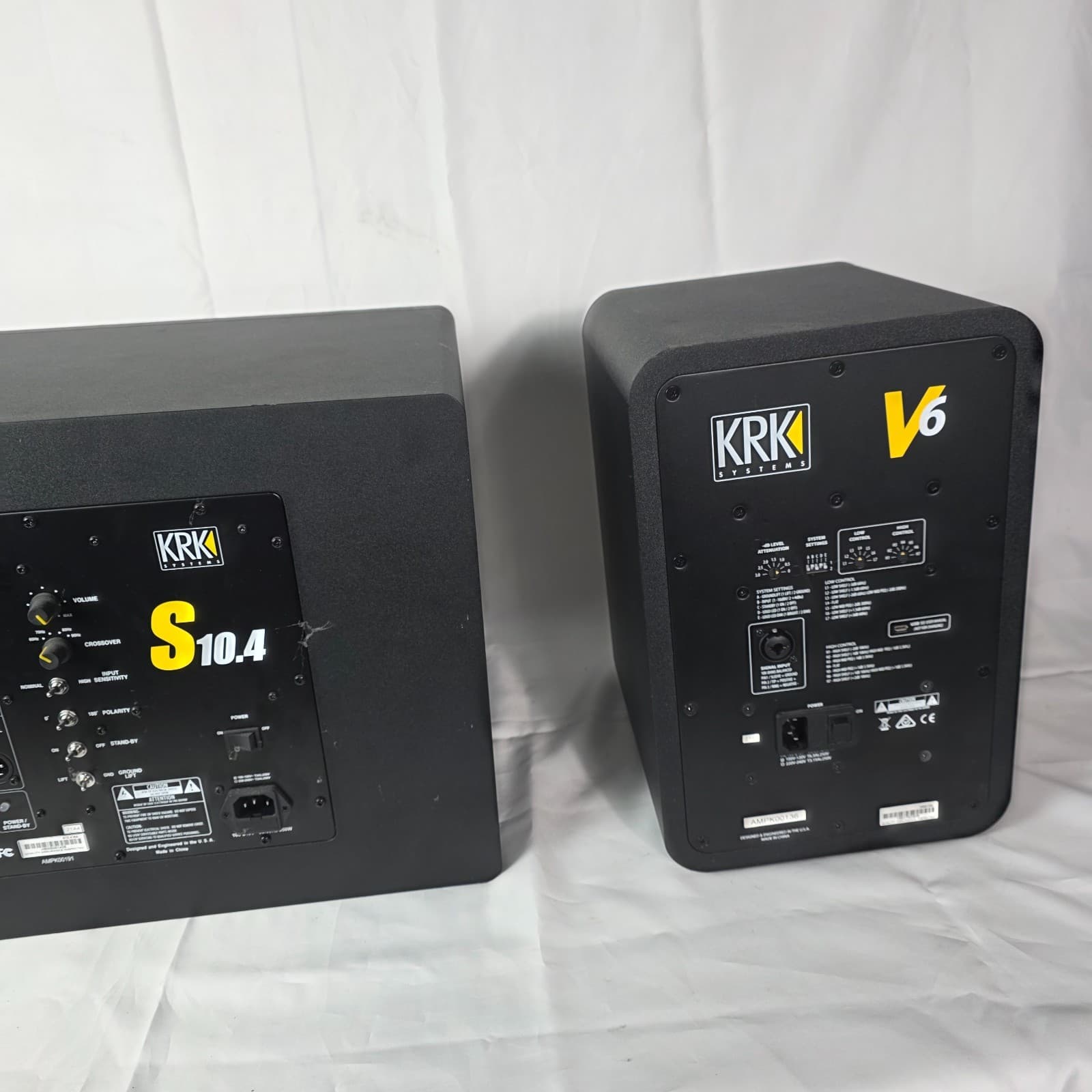 KRK V-Series V6 S4 Studio Monitors & S10.4 Powered Subwoofer Bundle - 2.1 Set - Thumbnail 10