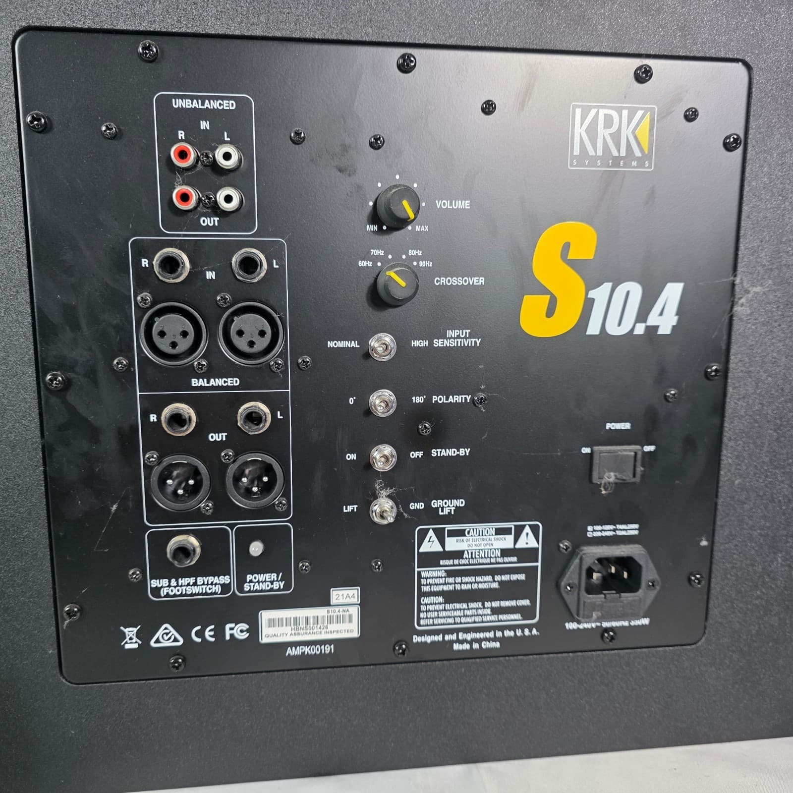 KRK V-Series V6 S4 Studio Monitors & S10.4 Powered Subwoofer Bundle - 2.1 Set - Thumbnail 12
