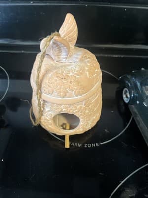 terracotta bird house with String To Hang It 6” Tall X 5 “ Wide - Image 1