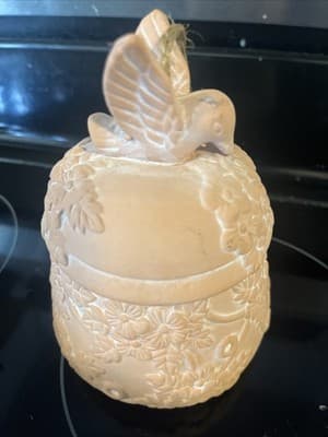 terracotta bird house with String To Hang It 6” Tall X 5 “ Wide - Thumbnail 3