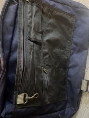 Microsoft Digital Laptop Messenger Bag Blue No Shoulder Strap 13”H X 3” W X 18”L - Thumbnail 4