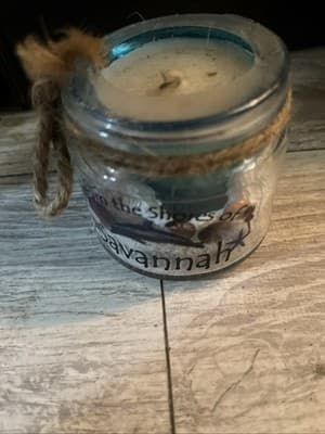 Gift Candle from Savannah -Vanessa Personalized 2 3/4" Starfish With Twine - Image 1
