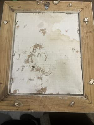 “father Love” By Artist Dexter Vintage And in Vintage Frame 13.5 X 11.5” - Thumbnail 5