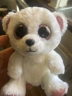 Ty Beanie Boo- SWEETLY the Valentine’s Day BEAR Plush 2013 w/ Tag- 6” - Image 1