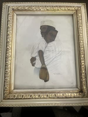 “father Love” By Artist Dexter Vintage And in Vintage Frame 13.5 X 11.5” - Image 1