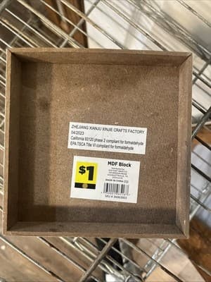 YAY You’re Here Stay A While Sign 5”x5” MDF NEW - Thumbnail 2