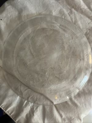 ARCOROC France “Welcome Home” Christnas Scene Glass Dessert Plates - Thumbnail 3