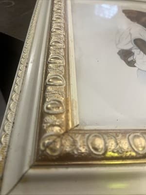 “father Love” By Artist Dexter Vintage And in Vintage Frame 13.5 X 11.5” - Thumbnail 3