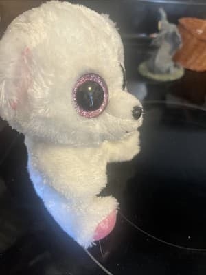 Ty Beanie Boo- SWEETLY the Valentine’s Day BEAR Plush 2013 w/ Tag- 6” - Thumbnail 4