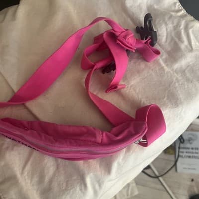 Nathan Mirage Pack Storage Belt Running Hiking Zippered Pocket Hi-Viz Pink Glo - Thumbnail 2