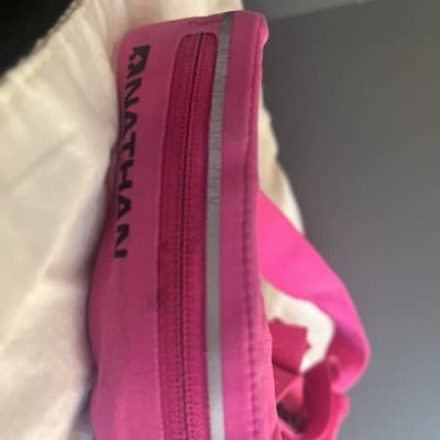 Nathan Mirage Pack Storage Belt Running Hiking Zippered Pocket Hi-Viz Pink Glo - Thumbnail 3