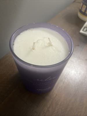 Relax Lavender + Jasmine + Chamomile Scented 2-Wick 15oz Spa Jar Candle Calming - Thumbnail 2