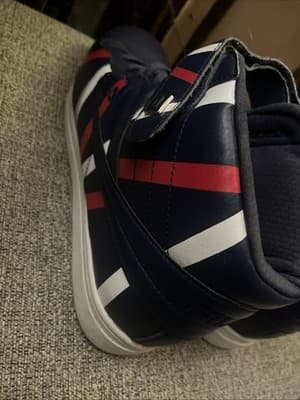 2021 Men Fila Vulc 13 Stripe T Navy Red white high Size 12 basketball - Thumbnail 5