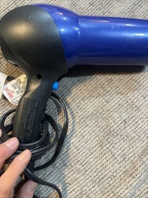 NEW Open Box Conair 146NX 1875 Watt Turbo Hair Dryer - Blue/Black - Thumbnail 3