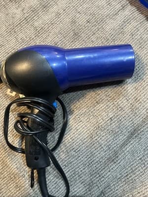 NEW Open Box Conair 146NX 1875 Watt Turbo Hair Dryer - Blue/Black - Thumbnail 2