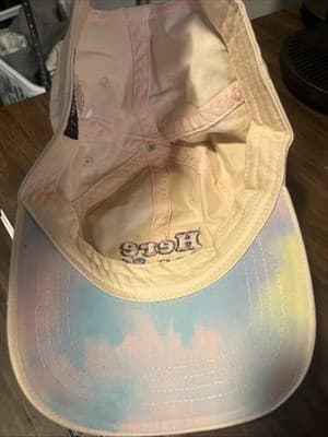 HOME FREE LADIES HERE FOR IT LIGHT PINK BALLCAP HAT ONE SIZE ADJUSTABLE NOVELTY - Thumbnail 3