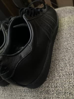 Size 7-adidas Superstar Metal Toe Black Gold Metallic W - Thumbnail 6