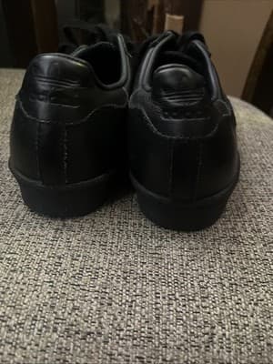 Size 7-adidas Superstar Metal Toe Black Gold Metallic W - Thumbnail 5