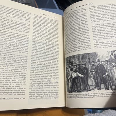 VTG.BOOK ABRAHAM LINCOLN: THE PRAIRIE YEARS and THE WAR YEARS~ HARDCOVER - Thumbnail 5