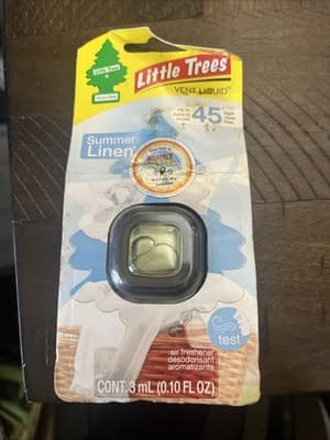 Little Trees Vent Liquid Car Air Freshener (Summer Linen) - Image 1
