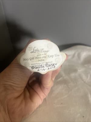 Elegant Angel Figurine with Embossed Wings Design - Thumbnail 4