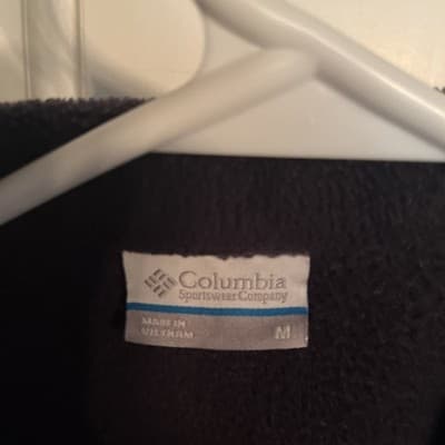 Columbia Women's Benton Springs Full Zip Fleece Jacket M - Black - Thumbnail 3