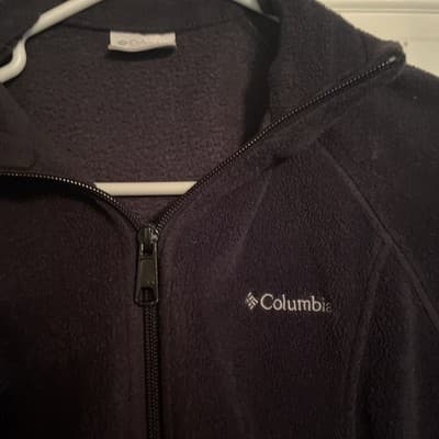 Columbia Women's Benton Springs Full Zip Fleece Jacket M - Black - Thumbnail 2