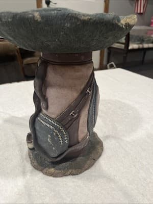 Golf Heavy Ceramic Bird Bath With Shoes, Bag, Ball And Putters 10.5” Tall X7.5” - Thumbnail 10