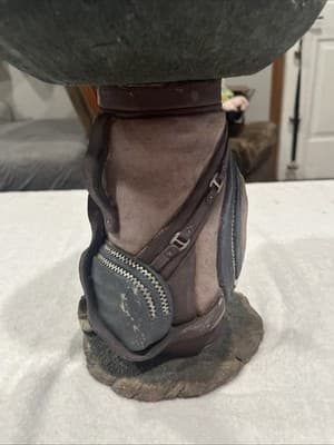 Golf Heavy Ceramic Bird Bath With Shoes, Bag, Ball And Putters 10.5” Tall X7.5” - Thumbnail 8