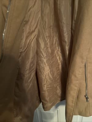 Charlotte Russe Tan Women’s Medium Polyester/wool Pea Coat Mid Length - Thumbnail 2