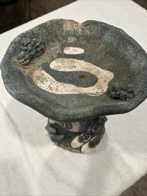 Golf Heavy Ceramic Bird Bath With Shoes, Bag, Ball And Putters 10.5” Tall X7.5” - Thumbnail 3