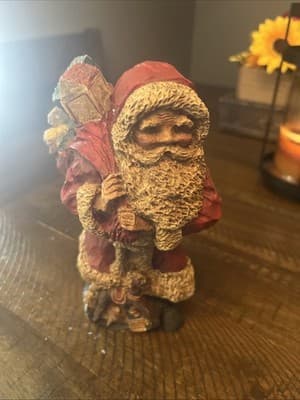 Vintage Santa Claus Figurine with Sack of Gifts - Image 1