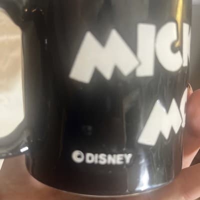 Disney Mickey Mouse Black Ceramic Mug - Thumbnail 2