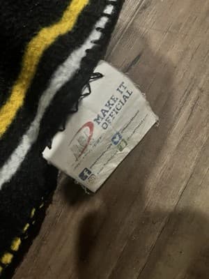 Steelers Blanket Throw Fleece Of Helmet And EST 1933 Approx 4’x3’ - Thumbnail 2