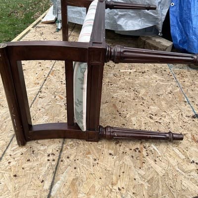 Vintage Bombay Company Side Bench With Are Rest And Detailed Design - Thumbnail 11