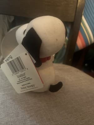 Baby Snoopy Best Friends Squeaking 50th Anniversary Plush Valentines Day 7” Tags - Thumbnail 3