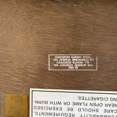 Vintage Bombay Company Side Bench With Are Rest And Detailed Design - Thumbnail 8